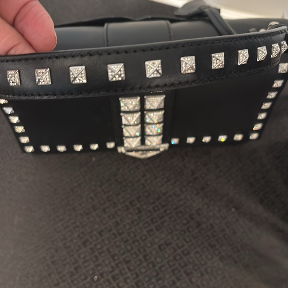 Michael Kors black studded satchel - Picture 5 of 6